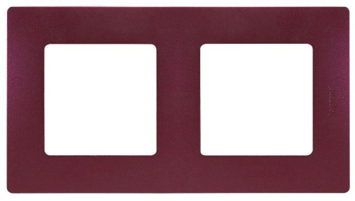 Рамка 2-м Etika сливовый IEK 672562