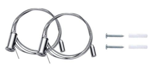 Комплект подвесов PSO-02 S-2x1.0м (стальной трос-2шт саморезы-2шт дюбель-2шт) Pro+ JazzWay 5059207 Комплект подвесов PSO-02 S-2x1.0м (стальной трос-2шт саморезы-2шт дюбель-2шт) Pro+ JazzWay 5059207