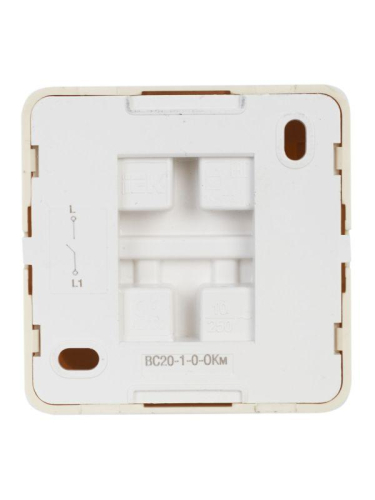 Выключатель 1-кл. ОП Октава 10А IP20 ВС20-1-0-ОКм крем. GENERICA EVO10-K33-10-DC фото 4 Выключатель 1-кл. ОП Октава 10А IP20 ВС20-1-0-ОКм крем. GENERICA EVO10-K33-10-DC фото 4