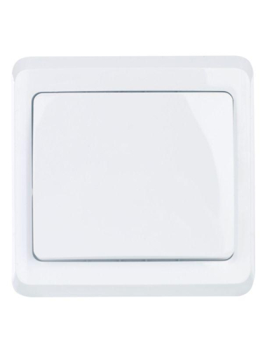 Выключатель 1-кл. СП Вега 10А IP20 ВС10-1-0-ВБ бел. GENERICA EVV10-K01-10-DM фото 2