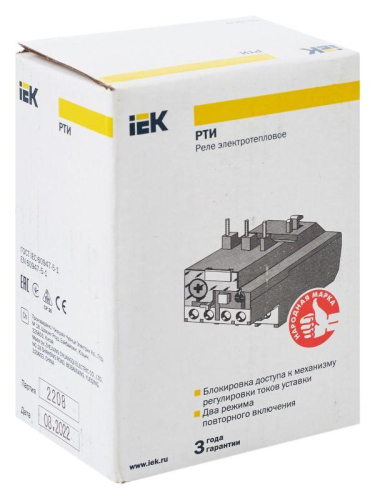 Реле тепл. РТИ 1314 7-10А KARAT IEK DRT10-0007-0010 фото 8