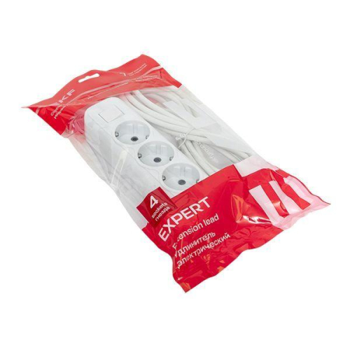 Удлинитель 4х3м с заземл. 16А IP20 Эксперт 3.0кВт с выкл. ПВС 3х1 EKF UBA16-310-4-03i фото 5