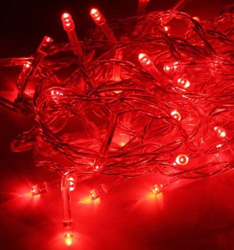 Гирлянда светодиодная 50LED провод 6.5м 8 режимов мигания Космос KOC_GIR50LED_R Гирлянда светодиодная 50LED провод 6.5м 8 режимов мигания Космос KOC_GIR50LED_R