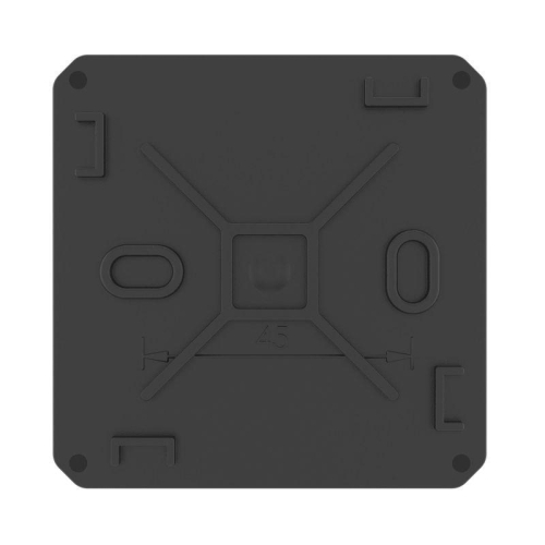 Коробка ответвительная с 8+2 кабельными вводами d20/20мм IP55 70х70х40мм черн. DKC 53770B фото 2