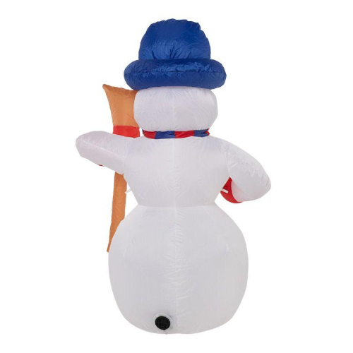 Фигура надувная 3D "Снеговик с метлой" 180см 4LED бел. 15Вт IP65 внутр. подсветка компрессор с адаптером 12В Neon-Night 511-122 фото 5 Фигура надувная 3D "Снеговик с метлой" 180см 4LED бел. 15Вт IP65 внутр. подсветка компрессор с адаптером 12В Neon-Night 511-122 фото 5