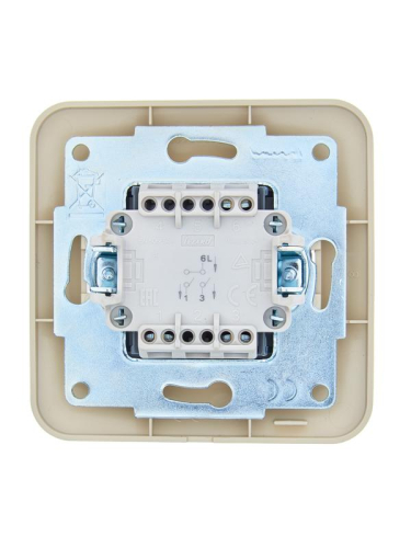 Выключатель 2-кл. 1п СП ASTI 10А IP20 в сборе крем. LEZARD 7081-0303-101 фото 4 Выключатель 2-кл. 1п СП ASTI 10А IP20 в сборе крем. LEZARD 7081-0303-101 фото 4