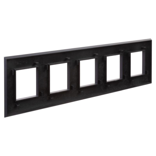 Рамка 5-м 10мод. Avanti "Черный матовый" DKC 4412900 фото 4