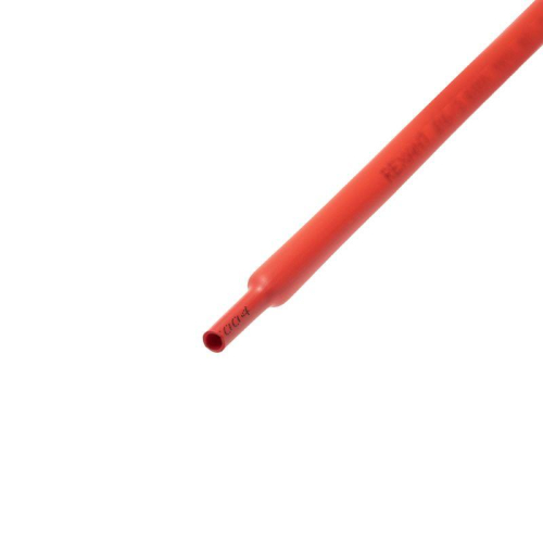 Трубка термоусадочная ТУТ нг 6.0/3.0 красн. 1м Rexant 20-6004 фото 2