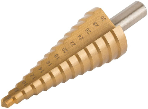 Сверло по металлу ступенчатое 6-30мм 13 ступеней HSS КУРС 36403 фото 2