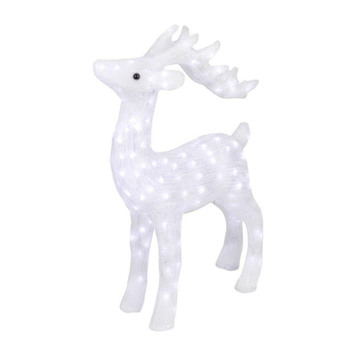 Фигура светодиодная акриловая "Олень" 50х25х75см 5Вт IP65 понижающ. трансф. в компл. Neon-Night 513-280 фото 2