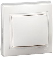 Выключатель 1-кл. СП Кварта ВС10-1-0-КБ-44 10А IP44 бел. GENERICA KV-V10-10-44-K01