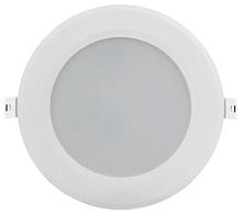 Светильник светодиодный ДВО 1714 12Вт 6500К IP40 даунлайт встраив. круг бел. IEK LDVO0-1714-12-6500-K01