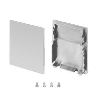 Заглушка SL-LINE-4050-3L-MIDDLE глухая пластик (комплект) Arlight 044673