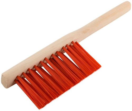 Щетка-сметка искусств. щетина деревянная ручка 3-х рядная 280мм КУРС 68031 фото 3