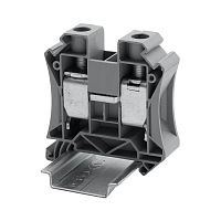 Клемма проходная винтовой зажим; 2 точки подключения; 35кв.мм сер. DKC TUR-35R