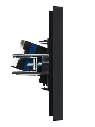 Розетка компьютерная RJ45 кат.6 FORTE&PIANO FP131 черн. IEK FP-K10-2-K02 фото 4