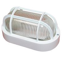 Светильник НБО 23-60-006 "Фарпласт" овал 1х60Вт E27 IP44 корпус с решеткой бел. Элетех 1005500613