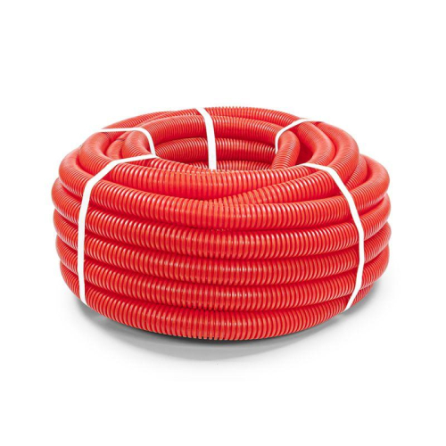 Труба гофрированная ПНД защитная d32/24.3мм для МПТ (пешель) красн. (уп.25м) Промрукав PR02.0090 фото 3 Труба гофрированная ПНД защитная d32/24.3мм для МПТ (пешель) красн. (уп.25м) Промрукав PR02.0090 фото 3