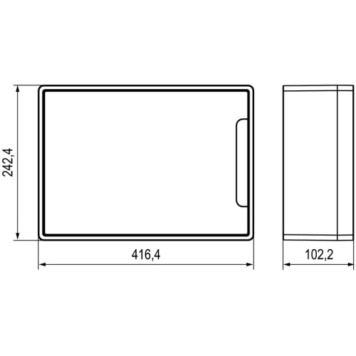 Щиток настенный Фрейм (FRAME) 18мод. с бел. дверцей с 2 шинами PEN на 8 и 10 отверст. бел. DKC F18W1WW фото 5
