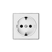 Накладка 1-м ОП Sky 16А IP20 для розетки Schuko альп. бел. ABB 2CLA858800A1101