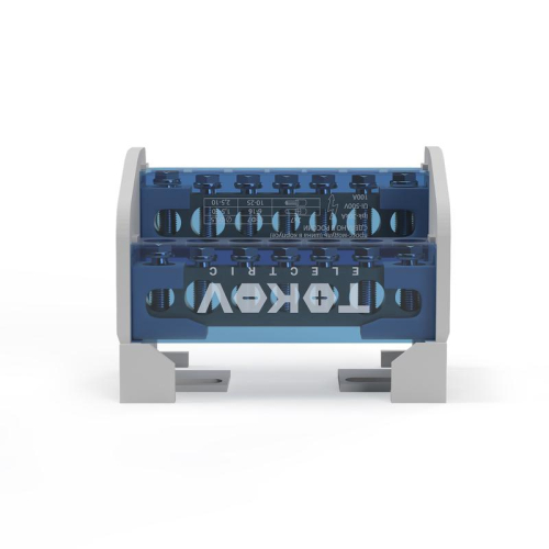 Шина на DIN-рейку в корпусе (кросс-модуль) 2 группы по 7 отверстий 100А TOKOV ELECTRIC TKE-DBTB-100-2-7/L+PEN фото 2 Шина на DIN-рейку в корпусе (кросс-модуль) 2 группы по 7 отверстий 100А TOKOV ELECTRIC TKE-DBTB-100-2-7/L+PEN фото 2
