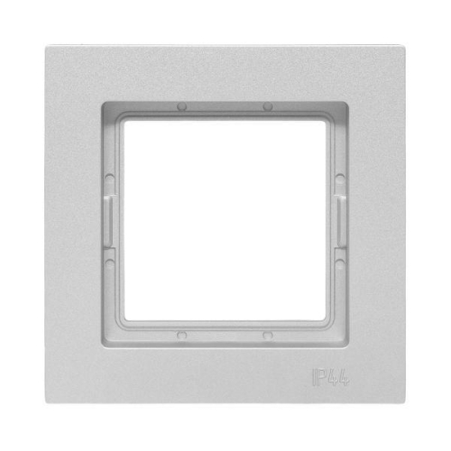 Рамка 1-м Эпика IP44 пластик алюм. EKF UP1-FPA-01-44 фото 2