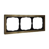 Рамка 3-м ArtGallery Pure метал. латунь SE GAL312203