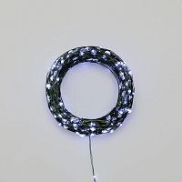 Гирлянда светодиодная "Роса" 50м 500LED бел. IP20 230В с контроллером провод зел. Neon-Night 303-285