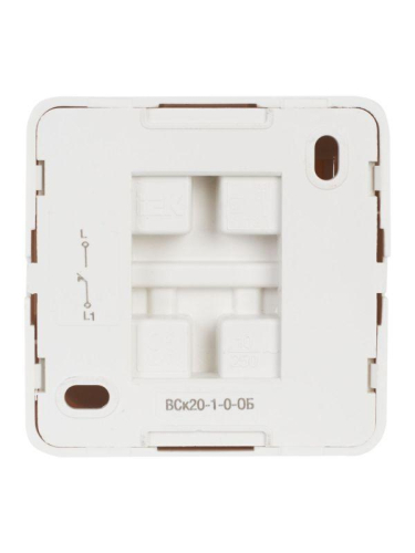 Выключатель кнопочный 1-кл. ОП Октава 10А IP20 ВСк20-1-0-ОБ бел. GENERICA EVO13-K01-10-DC фото 3 Выключатель кнопочный 1-кл. ОП Октава 10А IP20 ВСк20-1-0-ОБ бел. GENERICA EVO13-K01-10-DC фото 3