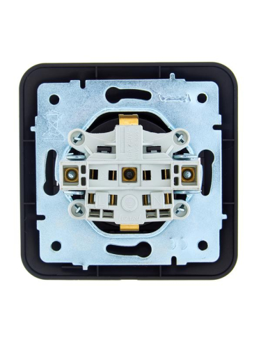 Розетка 1-м СП ASTI 16А IP20 с заземл. с крышкой термопласт в сборе черн. бархат. LEZARD 7081-4242-123В фото 2 Розетка 1-м СП ASTI 16А IP20 с заземл. с крышкой термопласт в сборе черн. бархат. LEZARD 7081-4242-123В фото 2