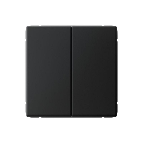 Выключатель кнопочный 2-кл. ArtGallery 10AX быстрозажим. клем. механизм карбон SE GAL001017S