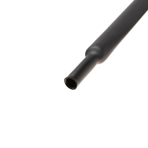 Трубка термоусадочная двустенная клеевая 12.7/6.35 (2:1) черн. 1м (уп.10шт) Rexant 26-2105 фото 2