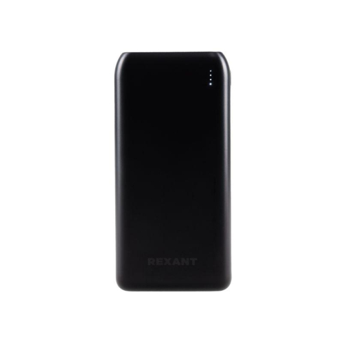 Устройство зарядное портативное Power Bank (аккумуляторная батарея) 20000мА.ч с Quick Charge и Power Delivery черн. Rexant 30-2052