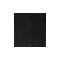 Выключатель для жалюзи 2-кл. СП STRONG MIELE 10А возвратный антрацит Kranz KR-78-0711-5