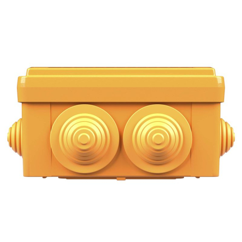 Коробка ответвительная FS 100х100х50мм IP55 5п 450В 10А 6кв.мм с кабельными вводами и клеммниками пластик. DKC FSB11506 фото 3