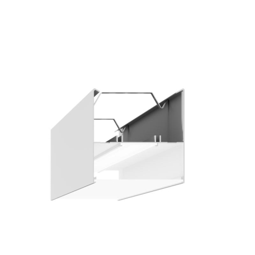 Светильник светодиодный ДПО/ДСО TS 02 S 48 OP 840 L1500 WH 1500х60х60мм 40Вт 4000К IP20 подвесной/накладной линейный со сквоз. провод. в компл. с тросом 3м бел. Русский Свет 11050224297 фото 4