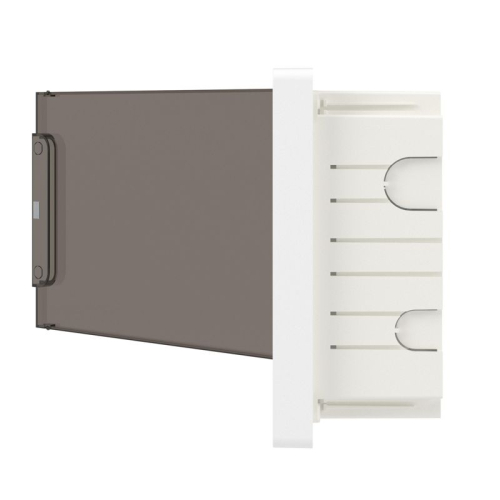 Щиток встраиваемый Фрейм (FRAME) 12мод с тонированной дверцей с 2 шинами PEN на 6 и 8 отверст. бел. DKC F12B1WD фото 6 Щиток встраиваемый Фрейм (FRAME) 12мод с тонированной дверцей с 2 шинами PEN на 6 и 8 отверст. бел. DKC F12B1WD фото 6