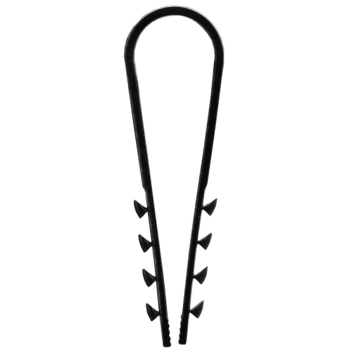 Дюбель-хомут 11х18мм для круглого кабеля нейлон черн. (уп.100шт) GENERICA UDH13-11-18-100-K02-G фото 2