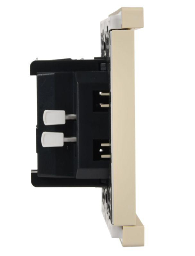 Выключатель 1-кл. FORTE&PIANO 10А FP410 с самовозвратом ваниль IEK FP-V14-0-10-1-K10 фото 3