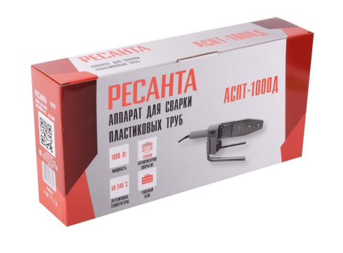Аппарат для сварки пластиковых труб АСПТ-1000Д Ресанта 65/179 фото 3 Аппарат для сварки пластиковых труб АСПТ-1000Д Ресанта 65/179 фото 3