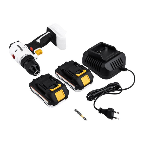 Дрель-шуруповерт аккумуляторная бесщеточная Li-Ion 20В 55Нм (кейс 2 аккум. 2А.ч) Kranz KR-PT-055 фото 18