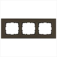 Рамка 3-м G-Glass стекло каперсовый Jasmart G1003GT