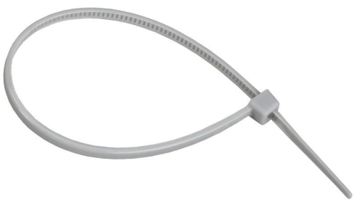 Хомут 2.5х150мм P6.6 стандартный сер. (уп.100шт) IEK UHH30-D025-150-100-K03 фото 2