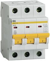 Выключатель автоматический модульный 3п B 63А 4.5кА ВА47-29 KARAT IEK MVA20-3-063-B