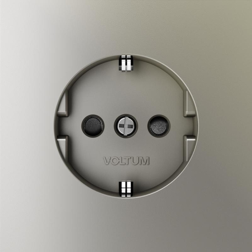 Розетка 1-м СП S70 16А с заземл. защ. шторки механизм шелк Voltum VLS040204 фото 3 Розетка 1-м СП S70 16А с заземл. защ. шторки механизм шелк Voltum VLS040204 фото 3
