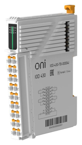 Модуль аналогового вывода IOD 430 4 токовых сигнала ONI IOD-430-TB-00004I фото 7