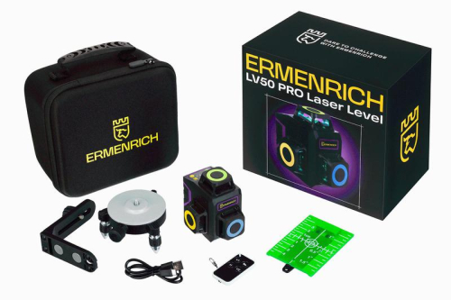 Уровень лазерный PRO LV50 фиолет. Ermenrich 84086 фото 2 Уровень лазерный PRO LV50 фиолет. Ermenrich 84086 фото 2