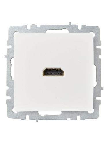 Розетка СП BRITE HDMI РHDMI-0-БрБ механизм бел. IEK BR-H10-K01 фото 2