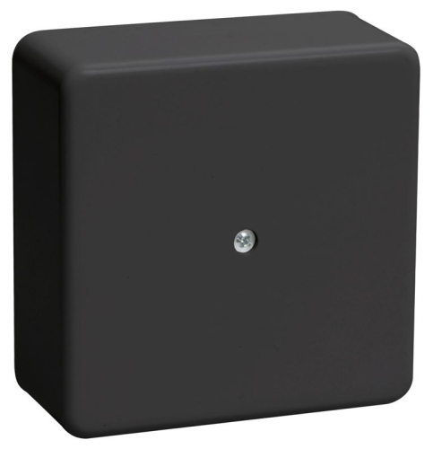 Коробка распаячная ОП 100х100х29 черн. IEK UKO10-100-100-029-K02-E Коробка распаячная ОП 100х100х29 черн. IEK UKO10-100-100-029-K02-E
