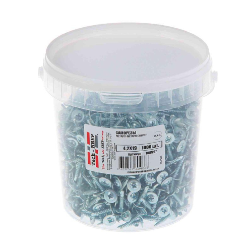 Саморез ШСММ сверло 4.2х19 (уп.1000шт) Zitar 100997 Саморез ШСММ сверло 4.2х19 (уп.1000шт) Zitar 100997